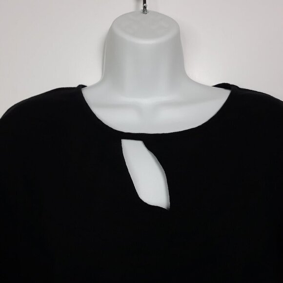 Soft Surroundings Cotton Double Keyhole Tunic Top XLP Office Swim Vacation - Picture 2 of 8